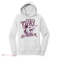 Feral Girl Summer Opossum Women's Hoodie thumb 0