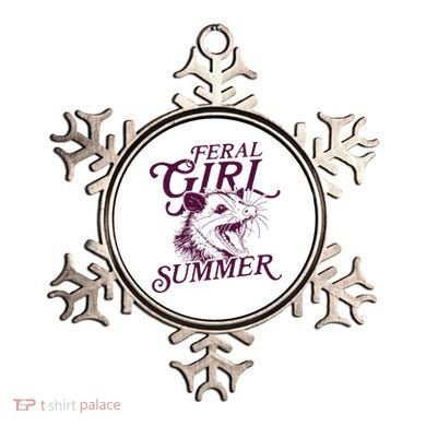 Feral Girl Summer Opossum Ornament