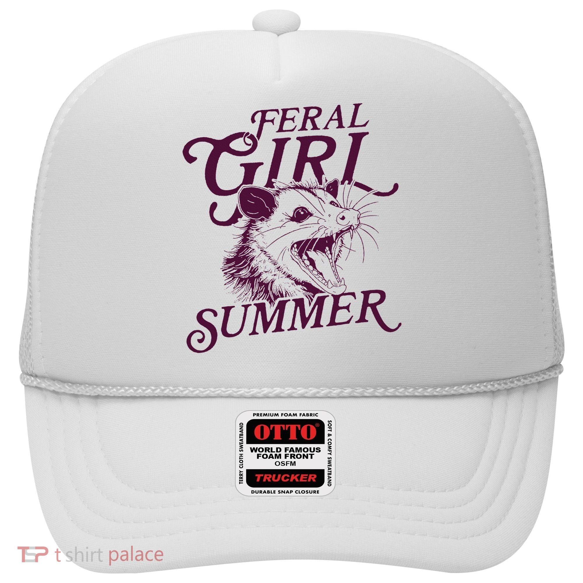 Feral Girl Summer Opossum Hat