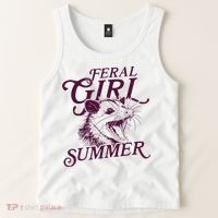 Feral Girl Summer Opossum Tank Top thumb 2