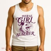 Feral Girl Summer Opossum Tank Top thumb 3