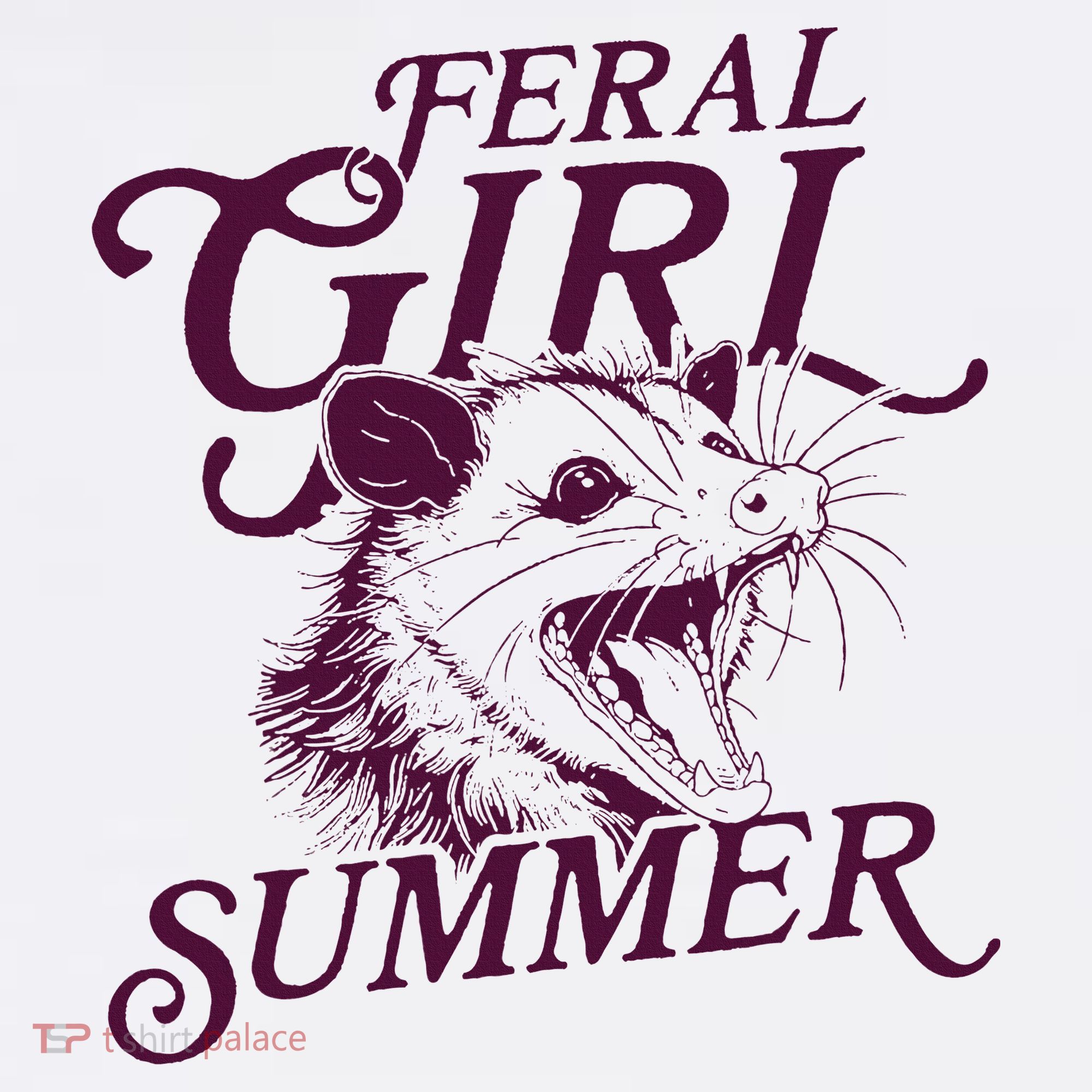 Feral Girl Summer Opossum Tank Top