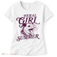 Feral Girl Summer Opossum Women's T-Shirt thumb 0