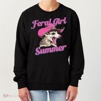 Feral Girl Summer Retro Possum Women's Sweatshirt thumb 0