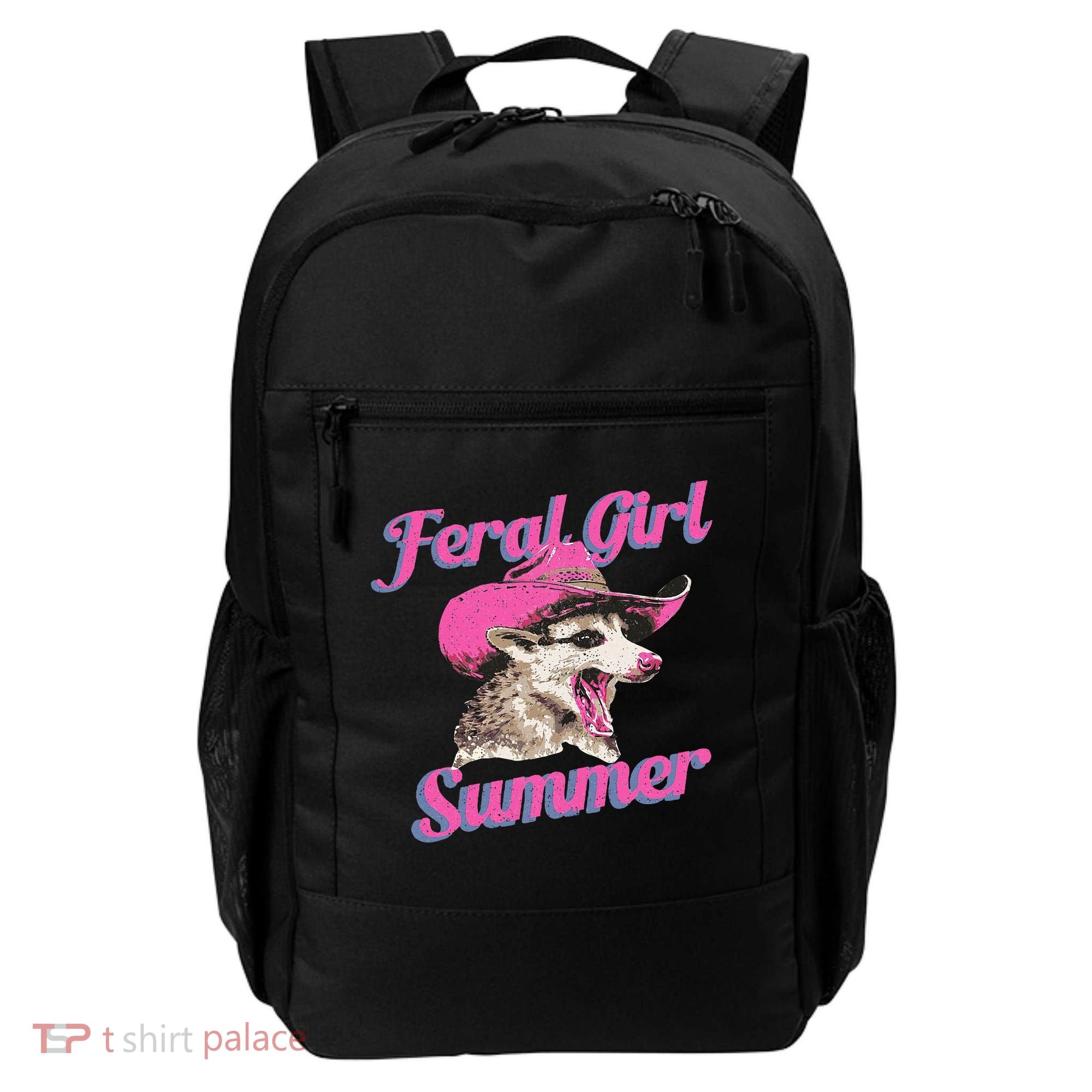 Feral Girl Summer Retro Possum Backpack