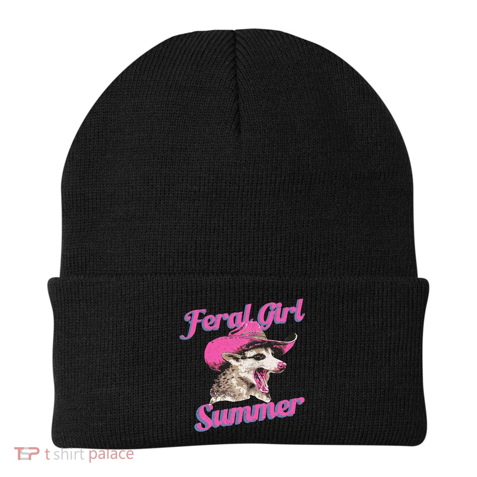 Feral Girl Summer Retro Possum Beanie