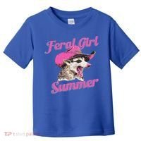Feral Girl Summer Retro Possum Toddler T-Shirt thumb 0