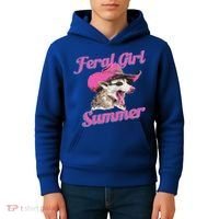 Feral Girl Summer Retro Possum Kids Hoodie thumb 4