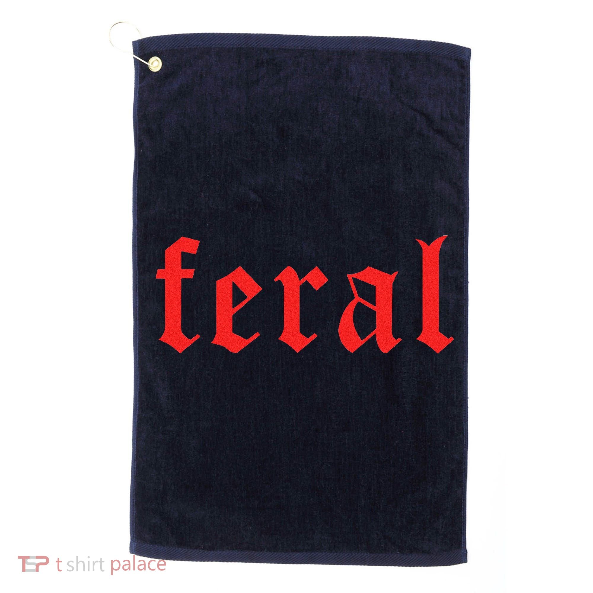 Feral Girl Summer Golf Towel