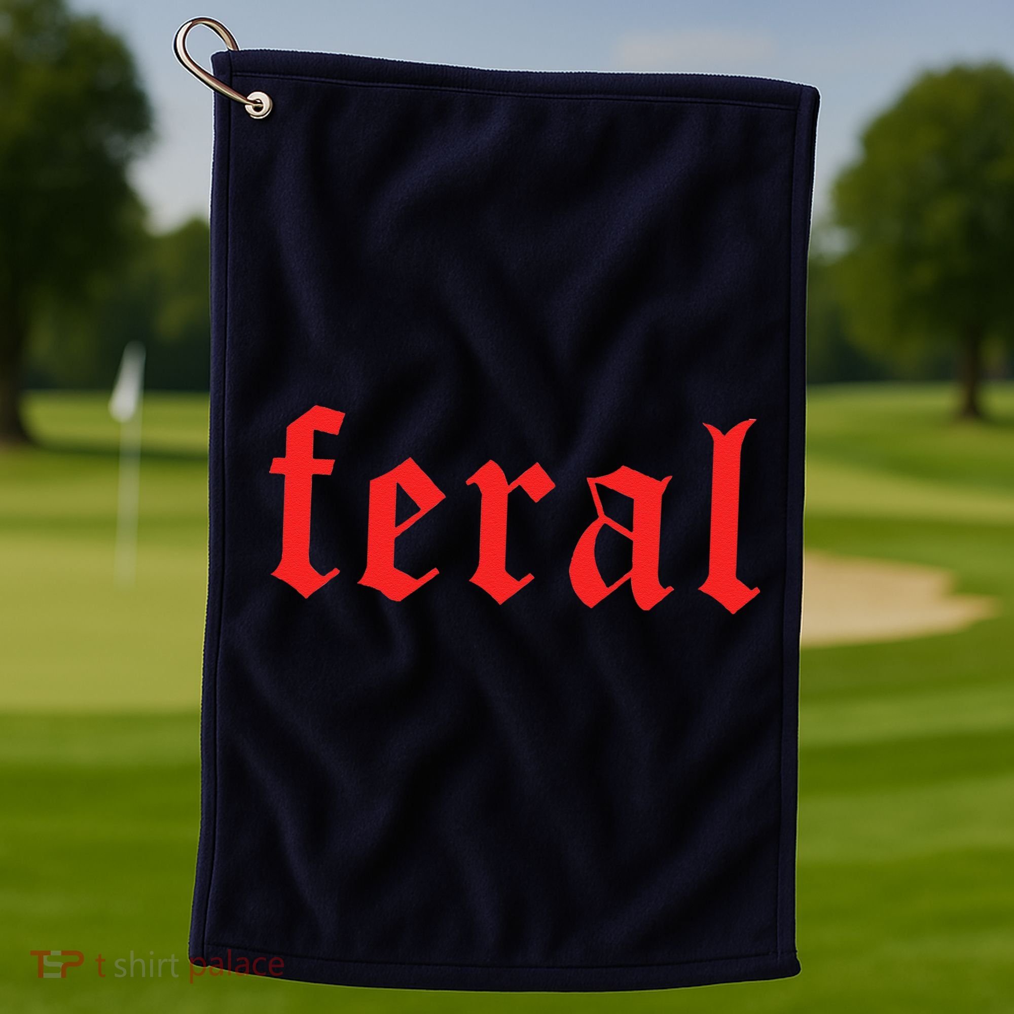 Feral Girl Summer Golf Towel