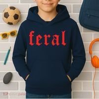 Feral Girl Summer Kids Hoodie thumb 2