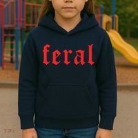 Feral Girl Summer Kids Hoodie thumb 3