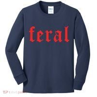 Feral Girl Summer Kids Long Sleeve Shirt thumb 0