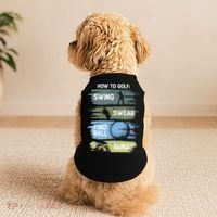 Funny Golf Swing Swear Findball Repeat Doggie Tank thumb 2