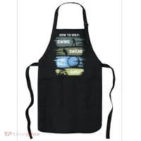 Funny Golf Swing Swear Findball Repeat Apron thumb 0