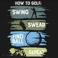 Funny Golf Swing Swear Findball Repeat Toddler Hoodie thumb 2