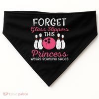 Forget Glass Slippers Bowling Shoes Bowler Women USA-Made Doggie Bandana thumb 0