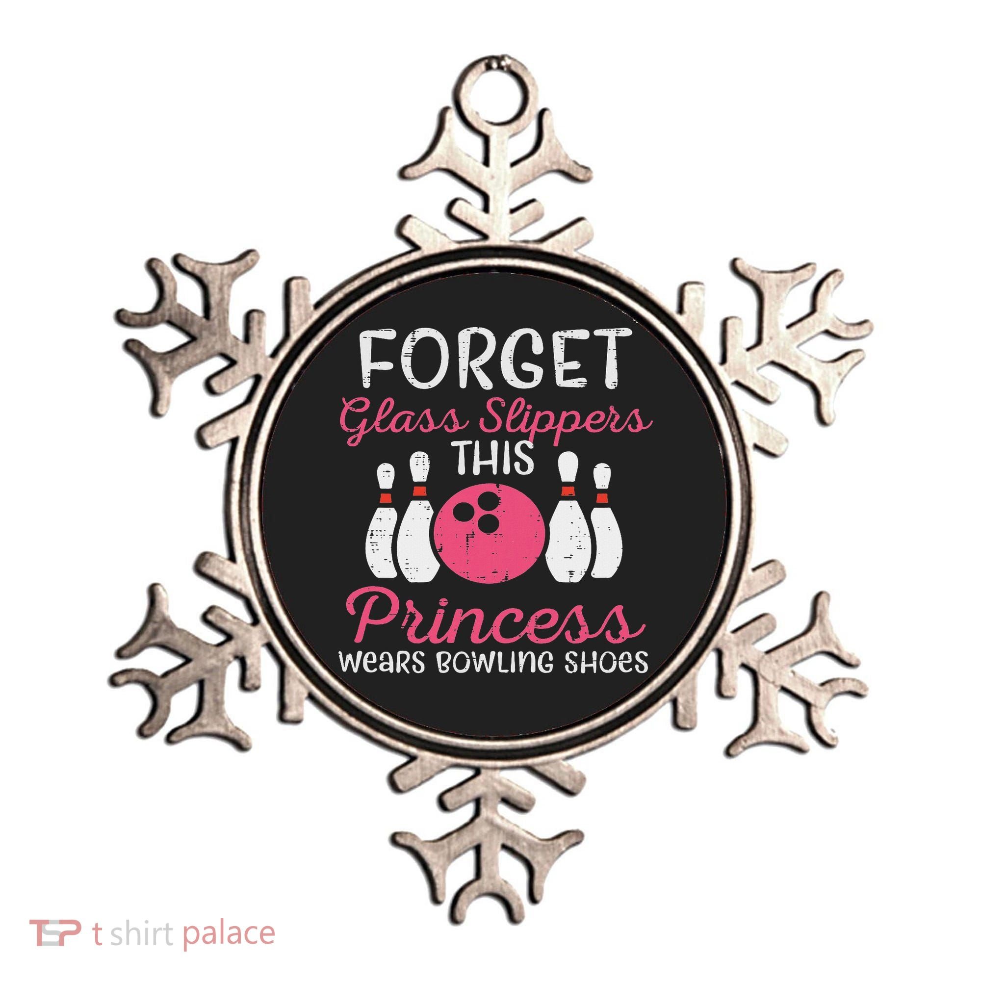 Forget Glass Slippers Bowling Shoes Bowler Women Ornament
