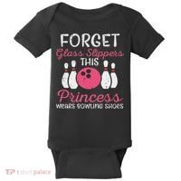 Forget Glass Slippers Bowling Shoes Bowler Women Baby Bodysuit thumb 0