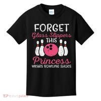 Forget Glass Slippers Bowling Shoes Bowler Women Kids T-Shirt thumb 0