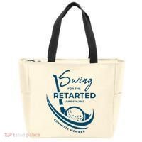 Funny Golf Sayings Swing For The Retarded Tote Bag thumb 0