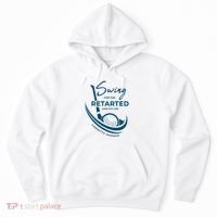 Funny Golf Sayings Swing For The Retarded Hoodie thumb 0