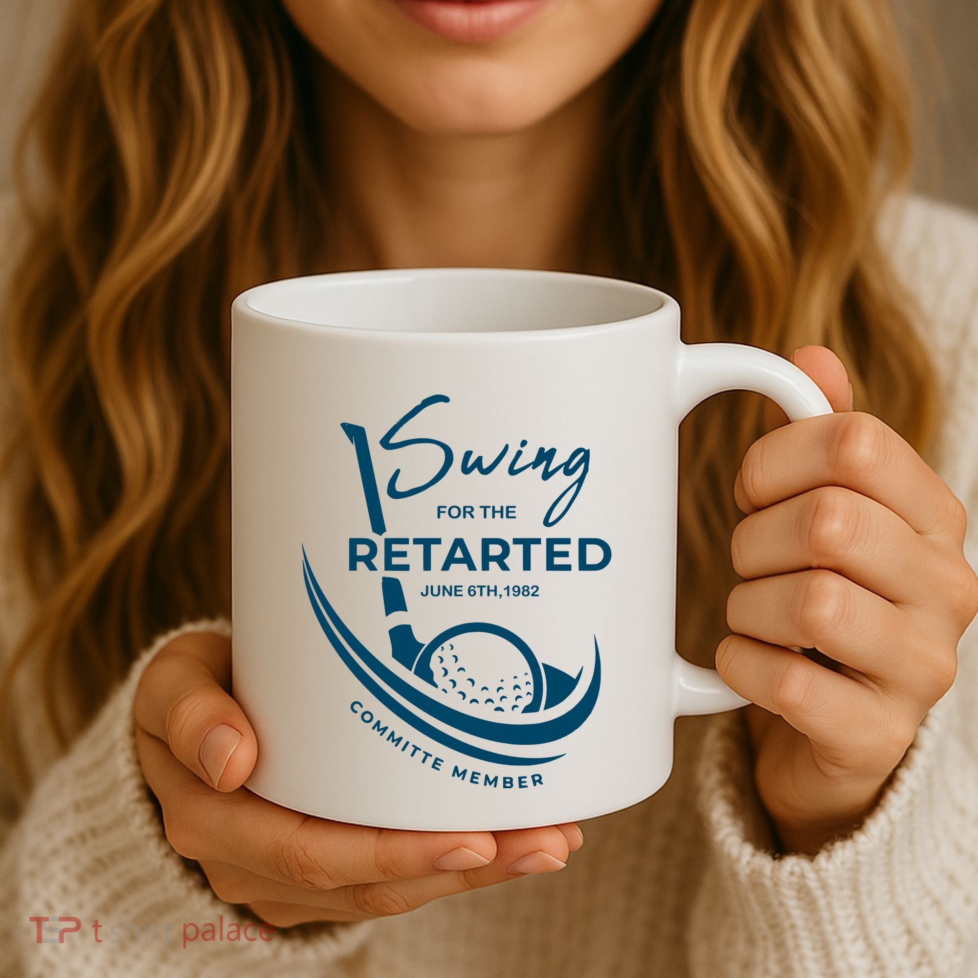 Funny Golf Sayings Swing For The Retarded Coffee Mug