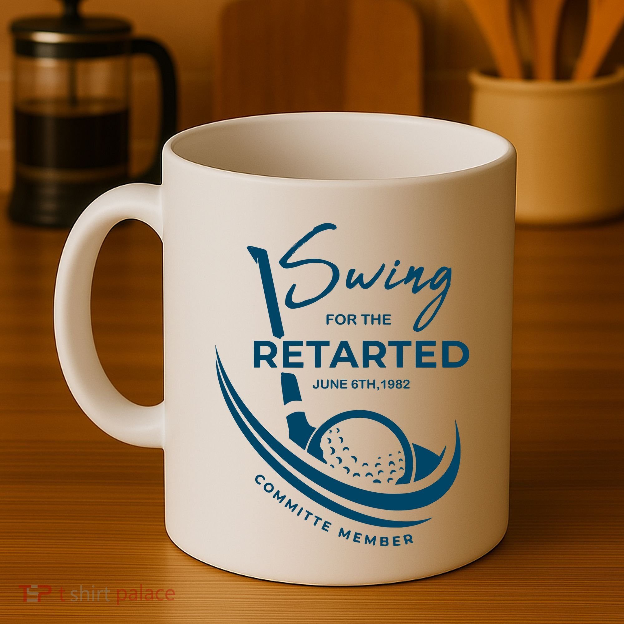 Funny Golf Sayings Swing For The Retarded Coffee Mug