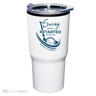 Funny Golf Sayings Swing For The Retarded Tumbler