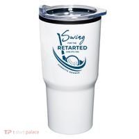 Funny Golf Sayings Swing For The Retarded Tumbler thumb 0
