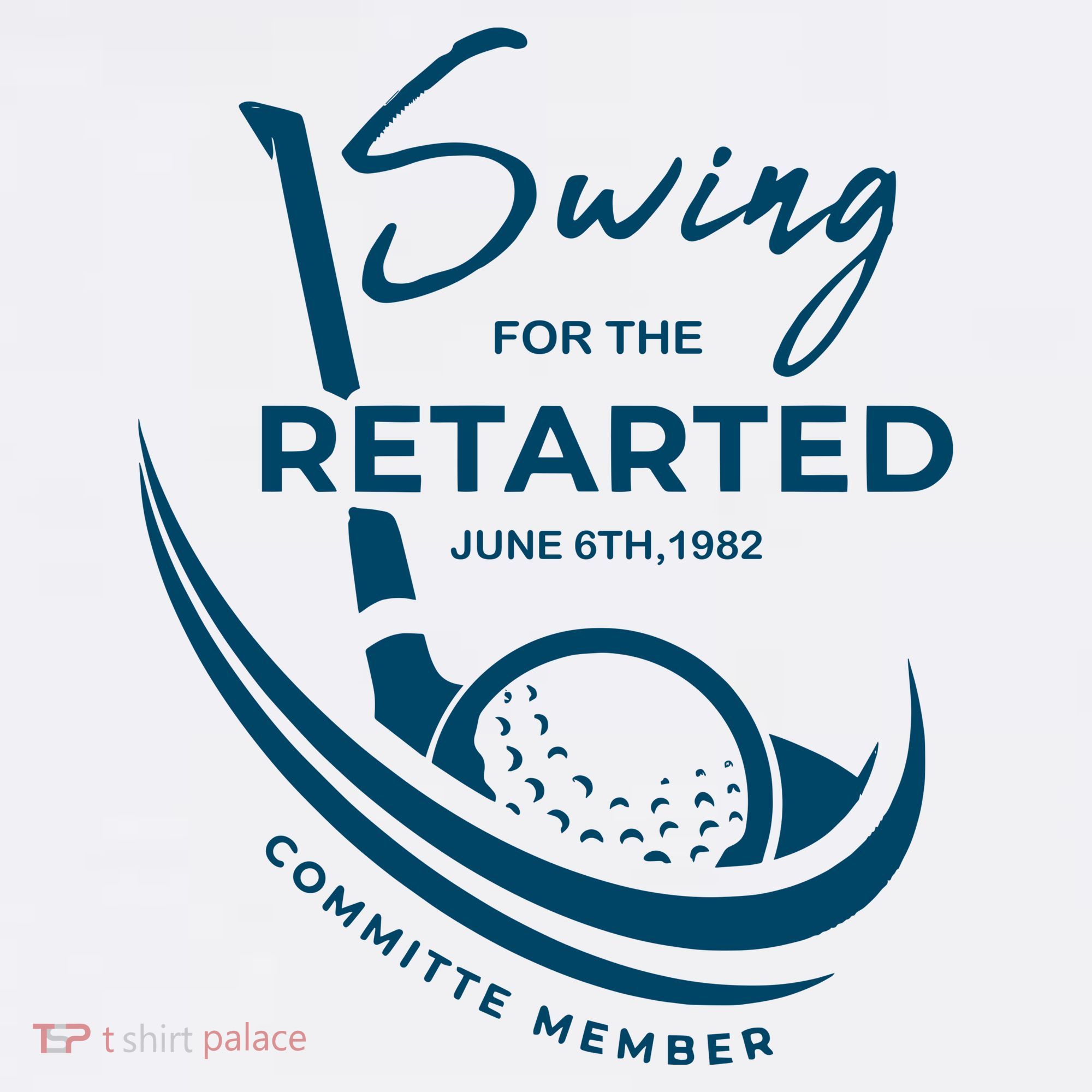 Funny Golf Sayings Swing For The Retarded Mousepad