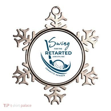 Funny Golf Sayings Swing For The Retarded Ornament