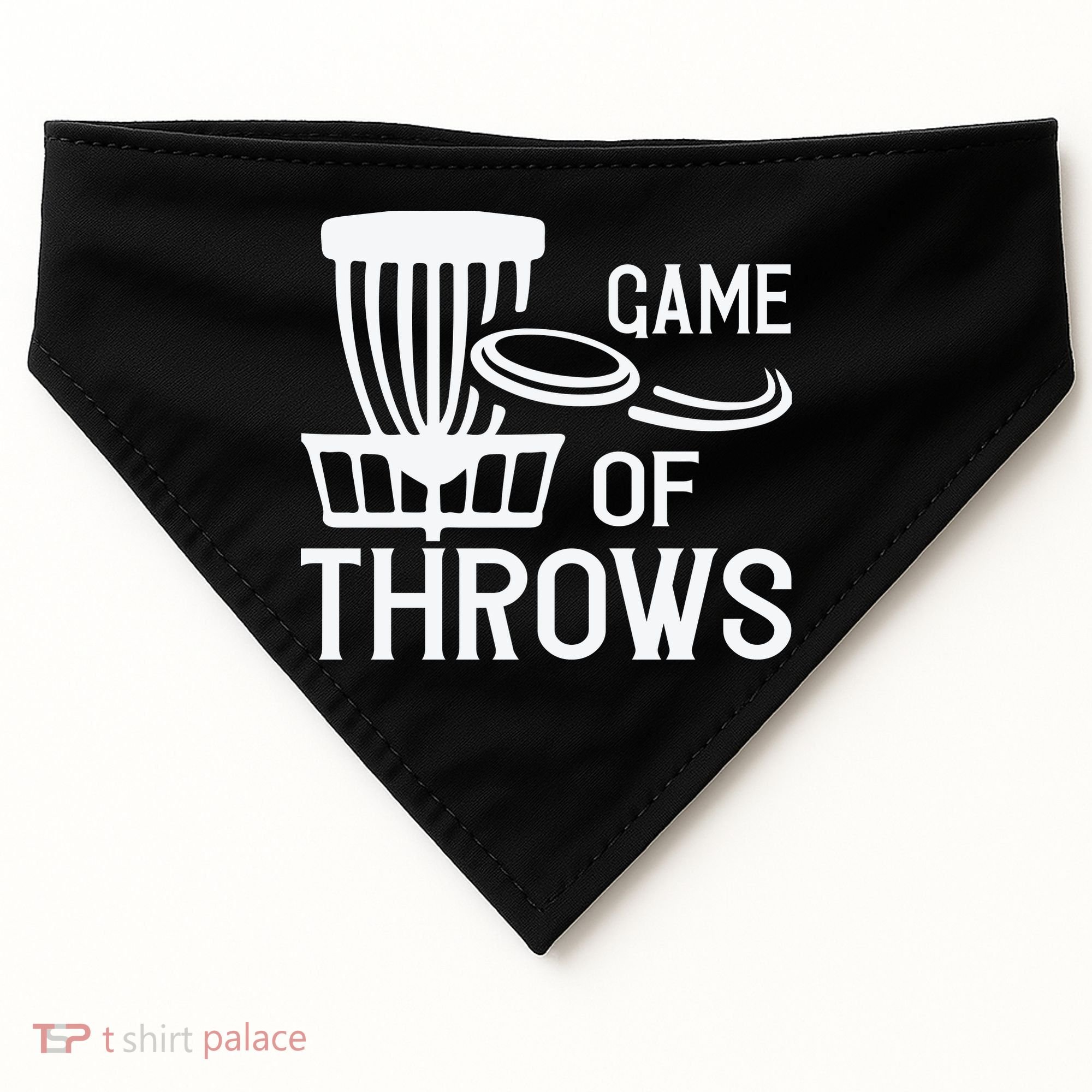 Frisbee Golf Shirt Game Of Throws Disc Golf USA-Made Doggie Bandana