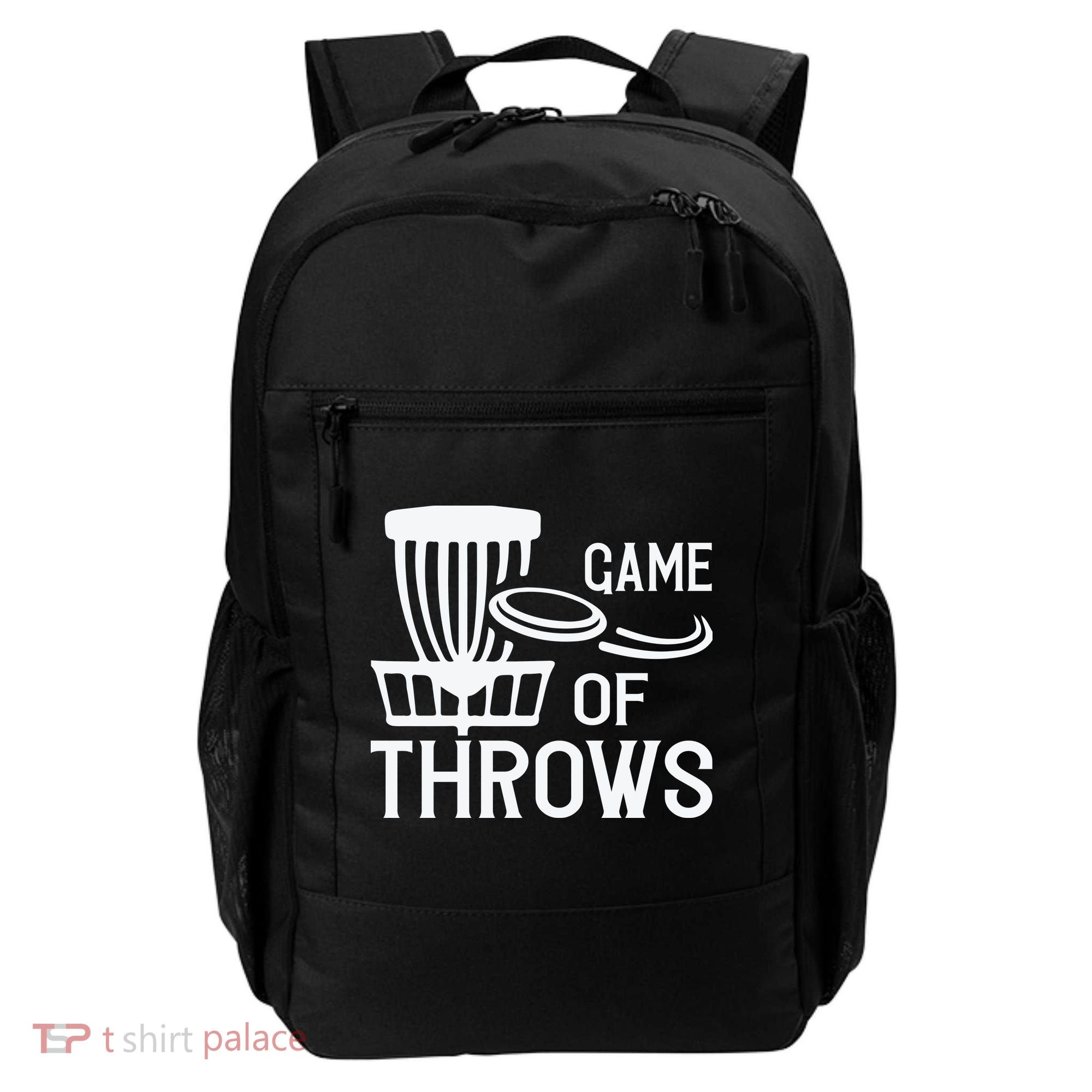 Frisbee Golf Shirt Game Of Throws Disc Golf Backpack
