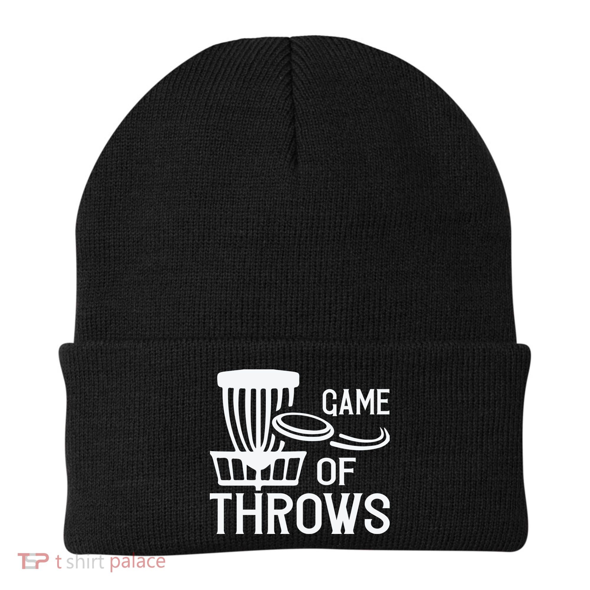 Frisbee Golf Shirt Game Of Throws Disc Golf Beanie