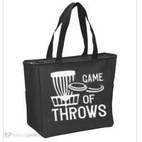 Frisbee Golf Shirt Game Of Throws Disc Golf Tote Bag thumb 2