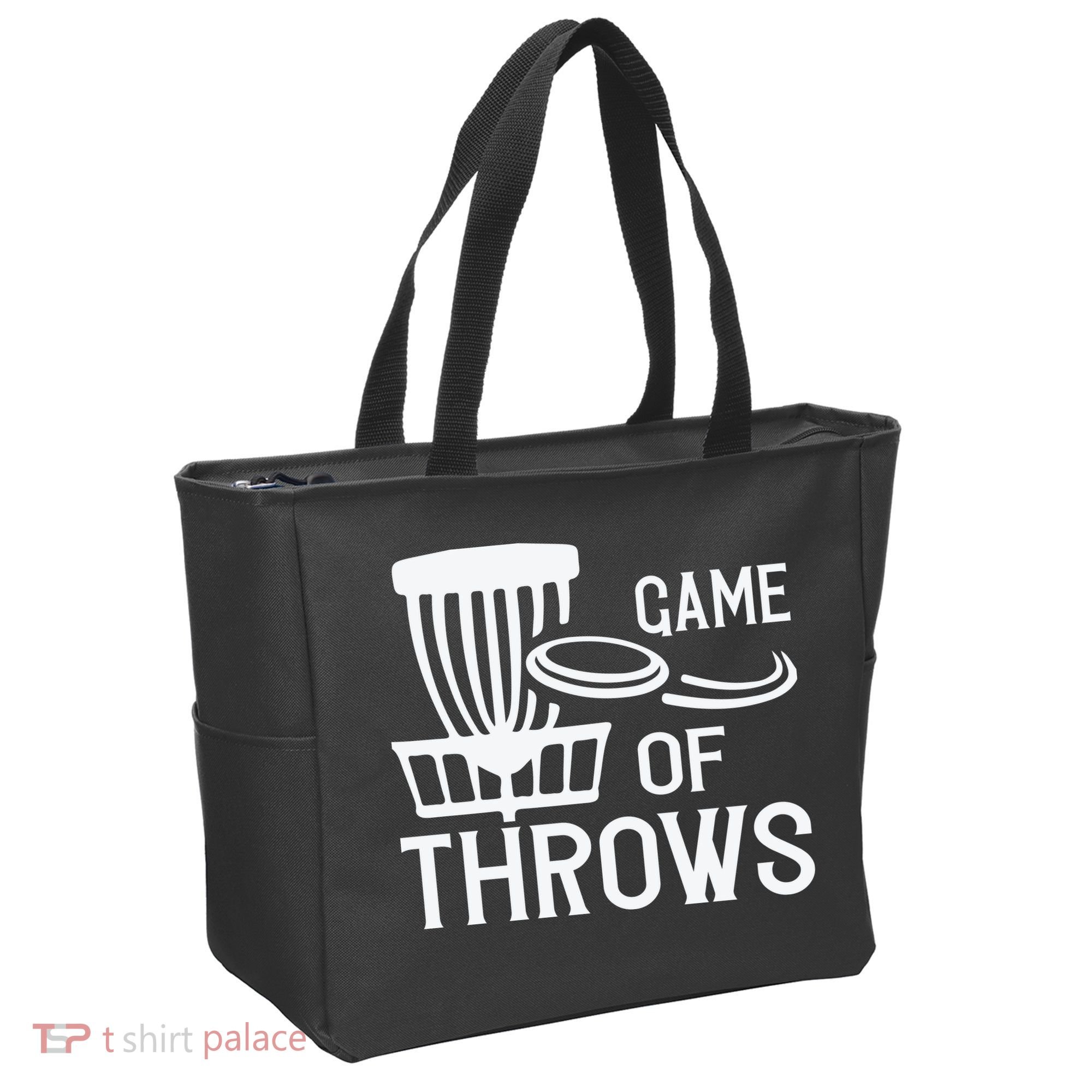 Frisbee Golf Shirt Game Of Throws Disc Golf Tote Bag