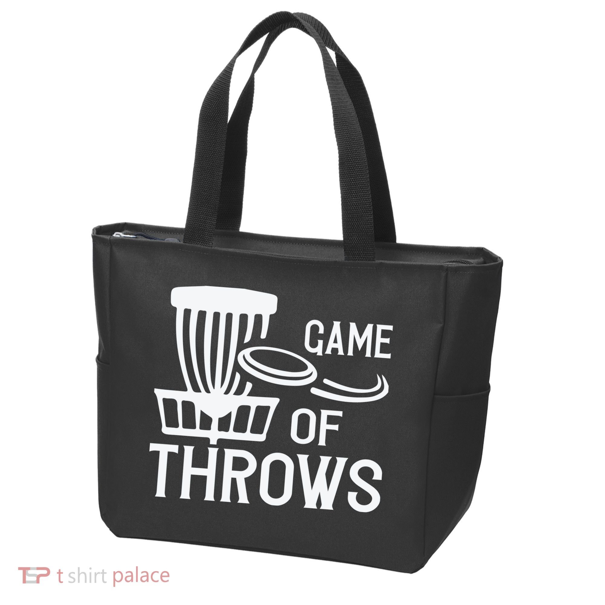 Frisbee Golf Shirt Game Of Throws Disc Golf Tote Bag