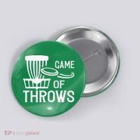 Frisbee Golf Shirt Game Of Throws Disc Golf Button thumb 0