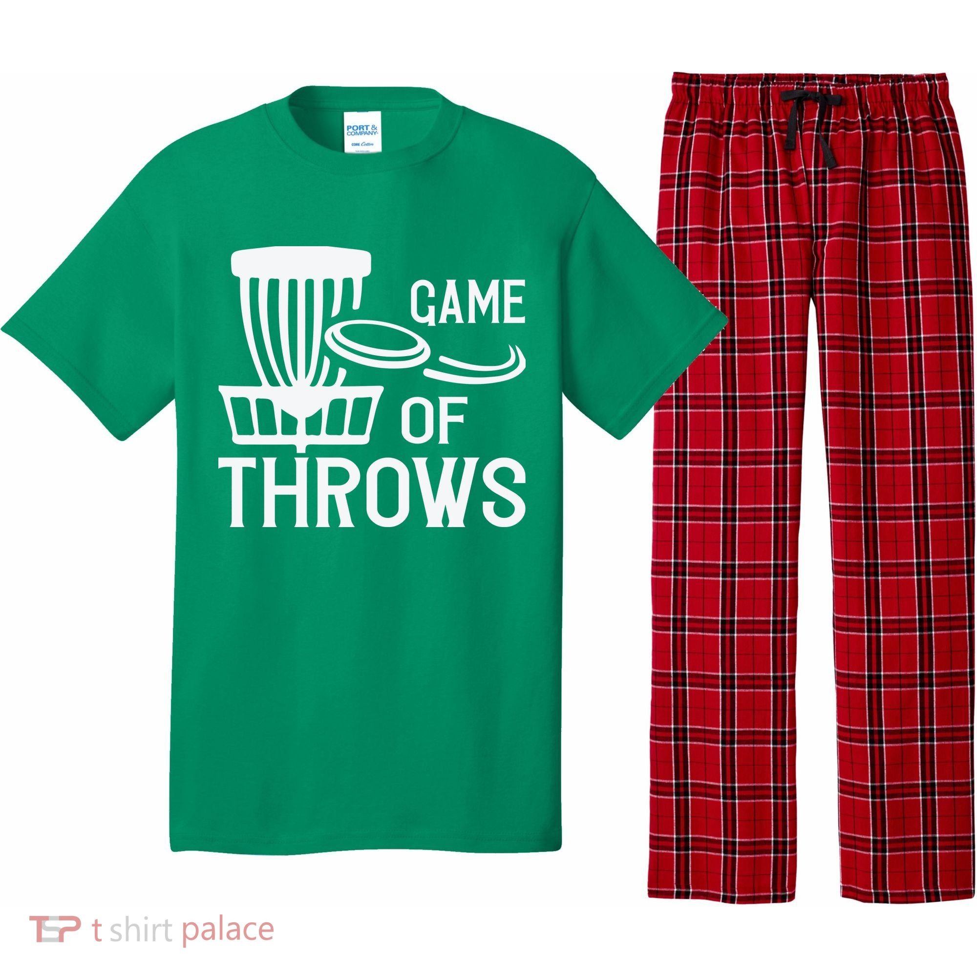 Frisbee Golf Shirt Game Of Throws Disc Golf Pajama Set