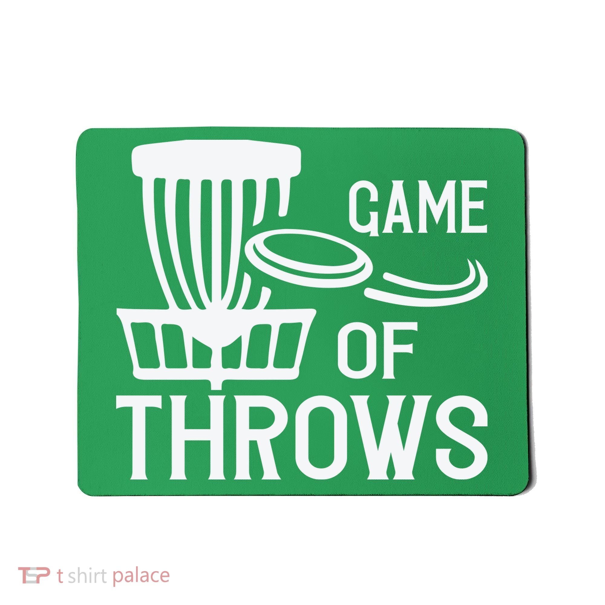 Frisbee Golf Shirt Game Of Throws Disc Golf Mousepad