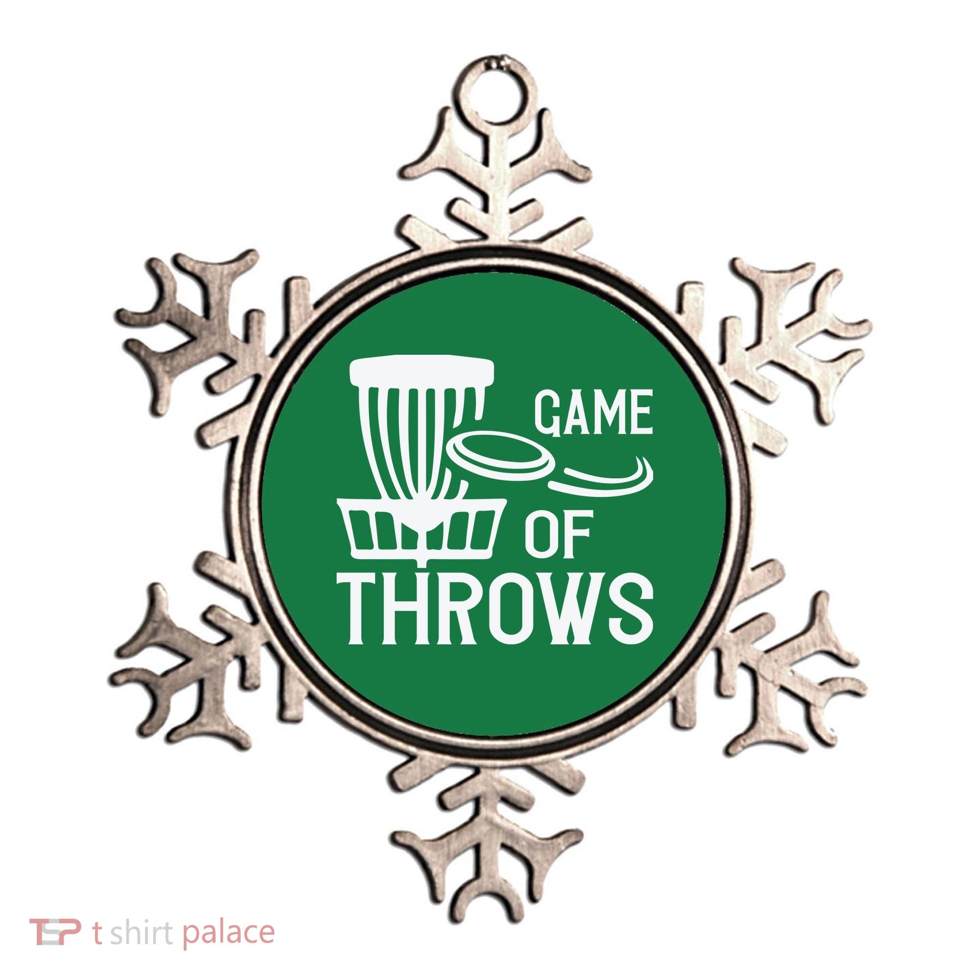 Frisbee Golf Shirt Game Of Throws Disc Golf Ornament