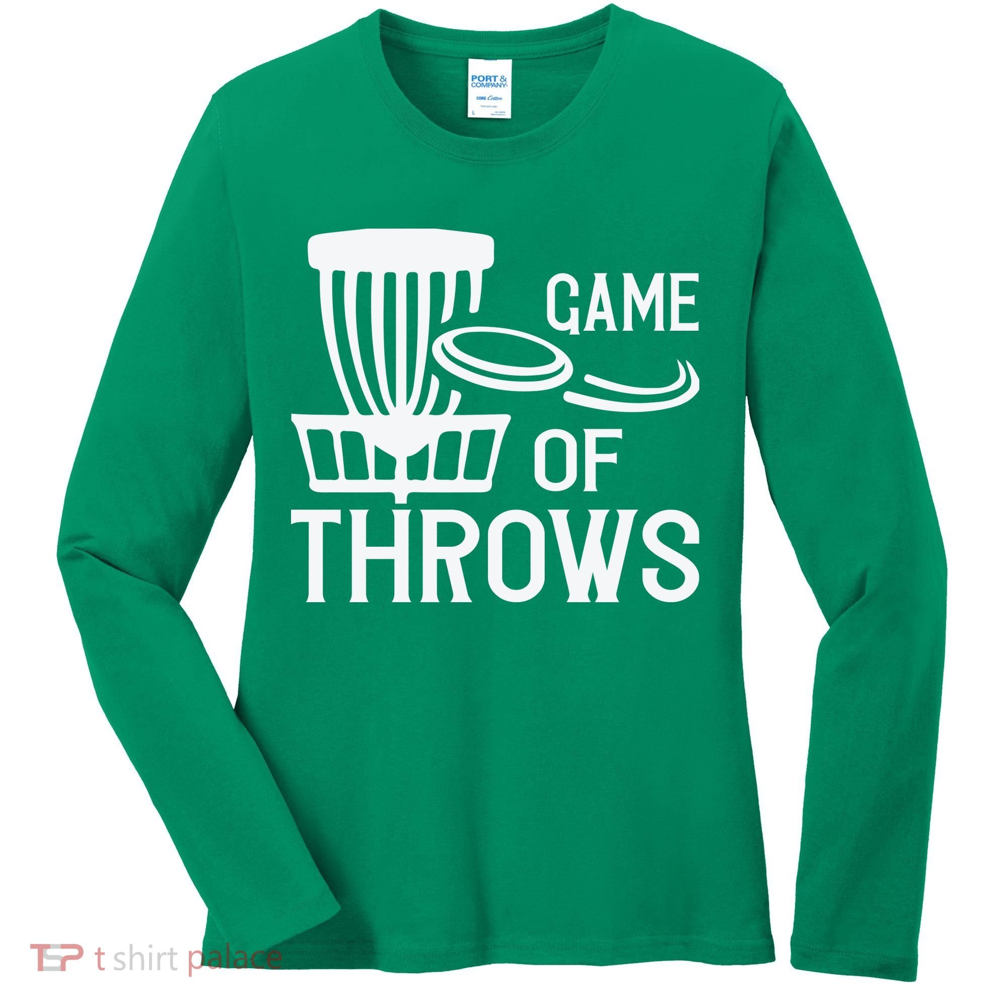 Frisbee Golf Shirt Game Of Throws Disc Golf Women's Long Sleeve Shirt