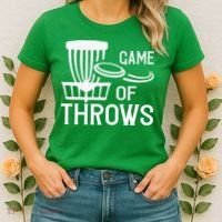 Frisbee Golf Shirt Game Of Throws Disc Golf Women's T-Shirt thumb 2