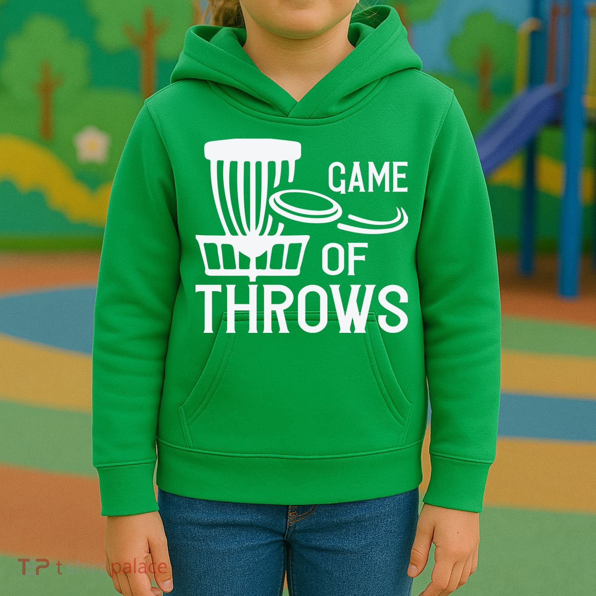 Frisbee Golf Shirt Game Of Throws Disc Golf Kids Hoodie