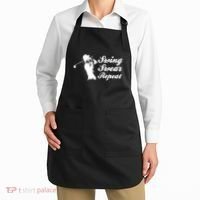 Funny Golf Swing Swear Repeat Male Golfer Version Apron thumb 2
