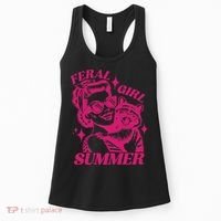Feral Girl Summer Funny Feral Girl Summer Women's Tank Top thumb 0
