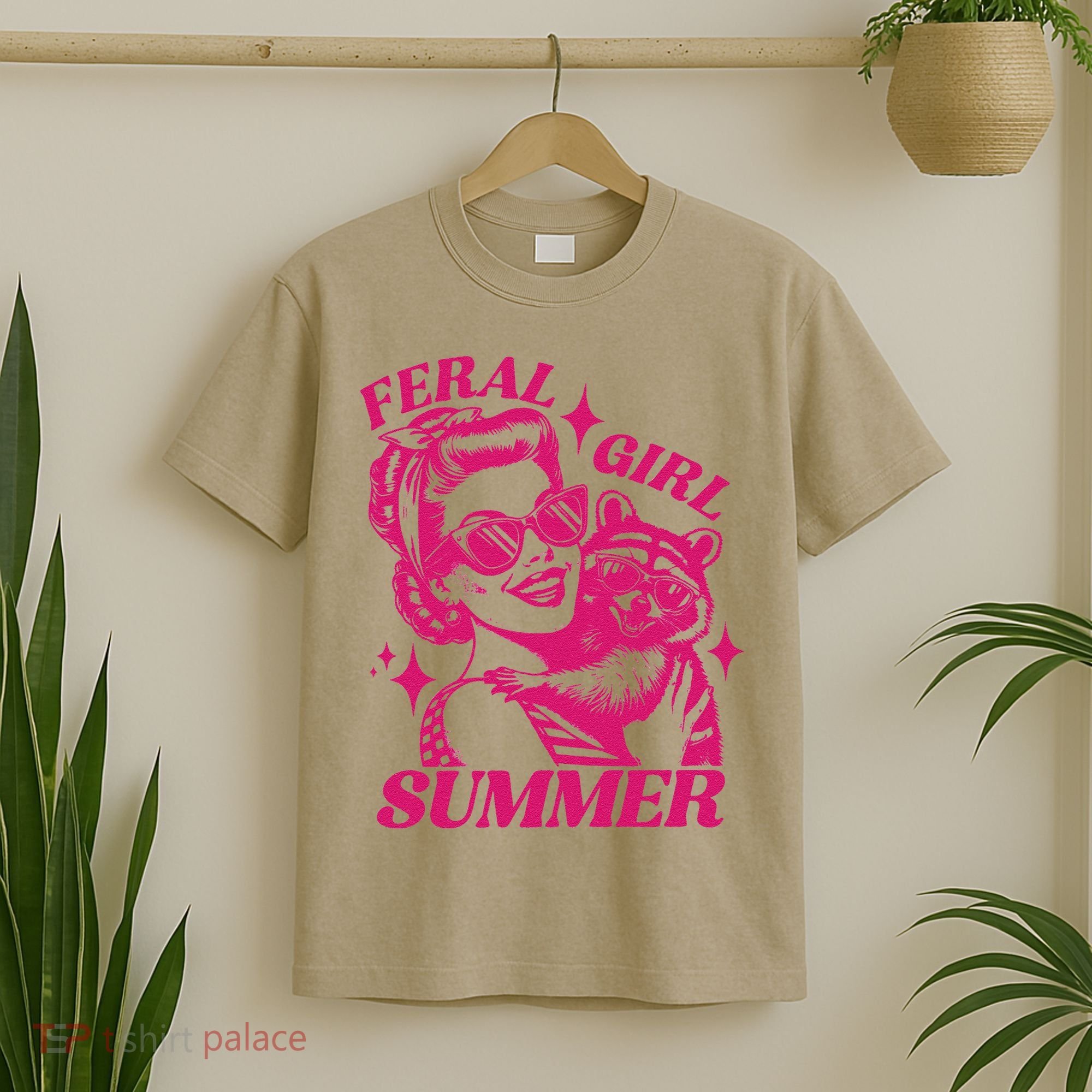 Feral Girl Summer Funny Feral Girl Summer T-Shirt