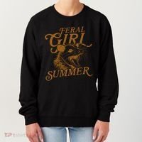 Feral Girl Summer Funny Women's Sweatshirt thumb 0