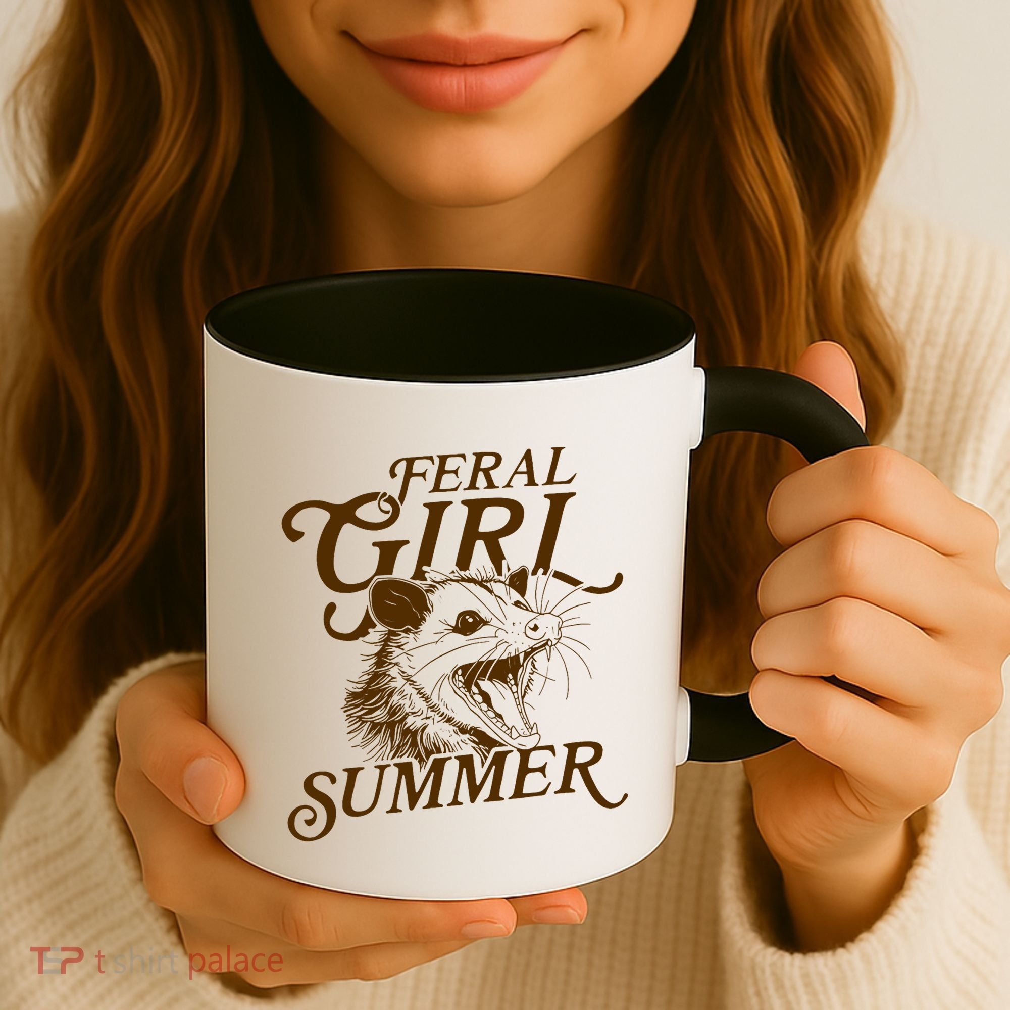 Feral Girl Summer Funny Coffee Mug